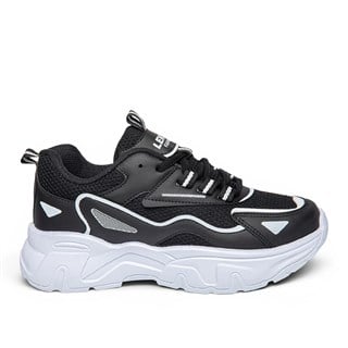 Lento Garson A-47 Anorak Siyah Beyaz
