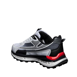 Marco Jamper Erkek 2493 File Beyaz Siyah Kırmızı