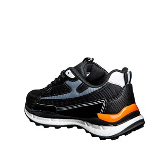 Marco Jamper Erkek 2493 File Siyah Beyaz Oranj