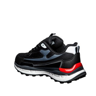 Marco Jamper Erkek 2493 File Siyah Beyaz Kırmızı