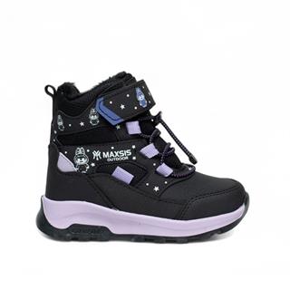 Maxsis Patik Bot 054 Cilt Siyah Lila