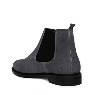 Moon Shoes Erkek Bot Deri 500 Süet Gri
