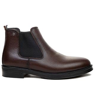 Moon Shoes Erkek Bot Deri 500 Cilt Kahve