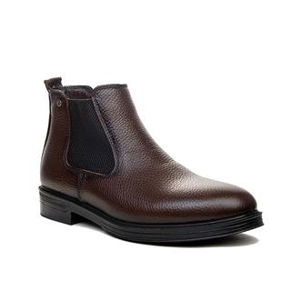Moon Shoes Erkek Bot Deri 500 Cilt Kahve