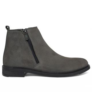 Moon Shoes Erkek Bot Deri 510 Süet Füme