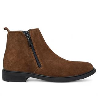 Moon Shoes Erkek Bot Deri 510 Süet Taba