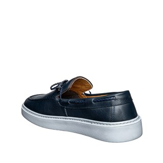Moon Shoes Erkek Deri 101 Cilt Lacivert Tb Beyaz
