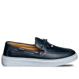 Moon Shoes Erkek Deri 101 Cilt Lacivert Tb Beyaz