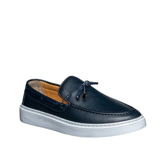 Moon Shoes Erkek Deri 101 Cilt Lacivert Tb Beyaz