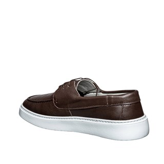 Moon Shoes Erkek Deri 107 Cilt Kahve Tb Beyaz