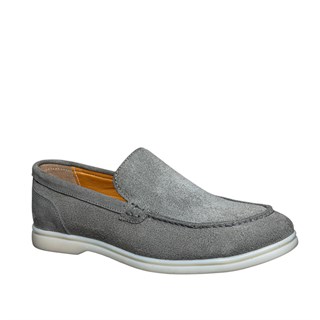 Moon Shoes Erkek Deri 110 Süet Gri Tb Termo