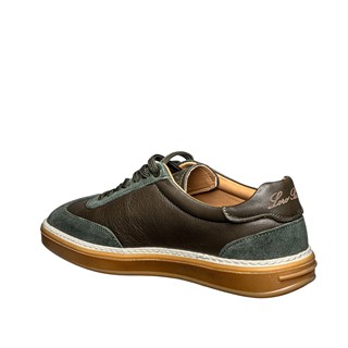 Moon Shoes Erkek Deri 114 Cilt Haki Yeşil Tb Kaucuk