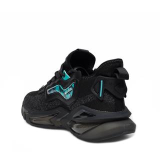 Plarium Erkek 022 Triko Siyah Turkuaz