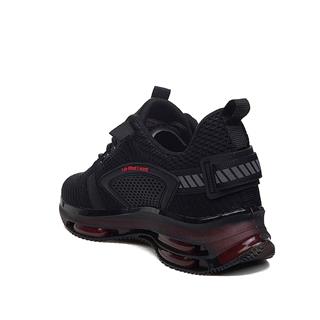 Plarium Erkek 025 Triko Siyah kırmızı