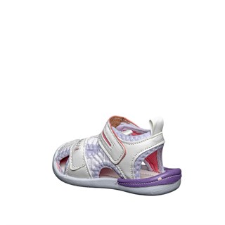 Pufix Bebe 001 Sandalet Beyaz Lila