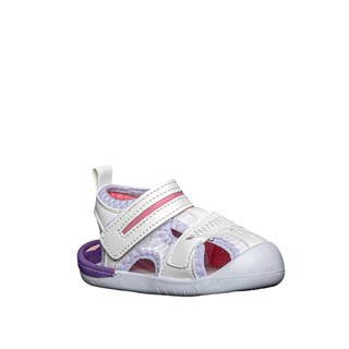 Pufix Bebe 001 Sandalet Beyaz Lila