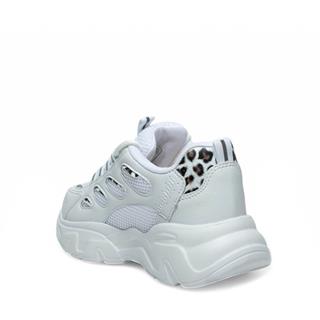 Queen Step Zenne 1001-2 Anorak Beyaz Leopar