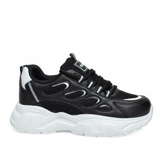 Queen Step Zenne 1001-5 Anorak Siyah Beyaz
