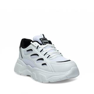 Queen Step Zenne 1001-8 Anorak Beyaz Siyah