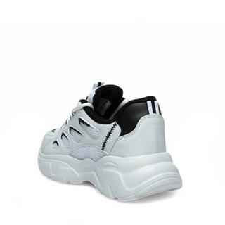 Queen Step Zenne 1001-8 Anorak Beyaz Siyah