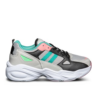 Queen Step Zenne 2150-01 Anorak Buz Siyah Yeşil Pudra