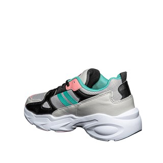 Queen Step Zenne 2150-01 Anorak Buz Siyah Yeşil Pudra