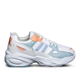 Queen Step Zenne 2150-06 Anorak Beyaz Pudra Bebe Mavi