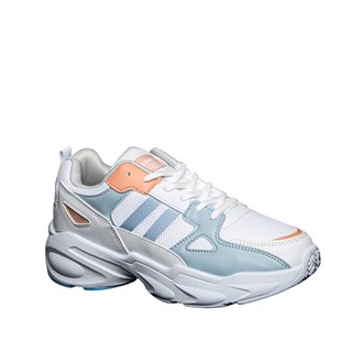 Queen Step Zenne 2150-06 Anorak Beyaz Pudra Bebe Mavi