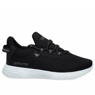 Racing Erkek 024 Triko Siyah Beyaz