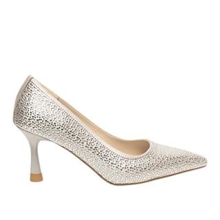 Renas Zenne Abiye Stiletto Taş Detaylı 24890 Gümüş