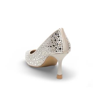 Renas Zenne Abiye Stiletto Taş Detaylı 14890 Gümüş