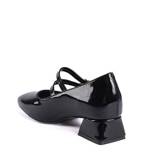 Renas Zenne Ayakkabı 5197 Rugan Siyah