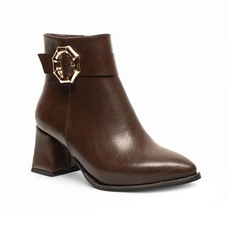 Renas Zenne Bot Topuklu 91873 Cilt Kahve