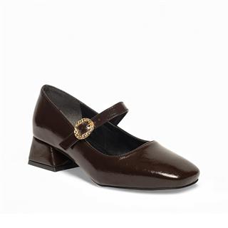 Renas Zenne Topuklu Ayakkabı 1122 Rustik Kahve