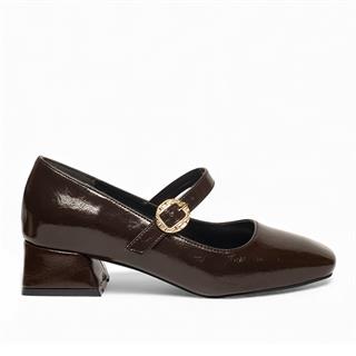 Renas Zenne Topuklu Ayakkabı 1122 Rustik Kahve