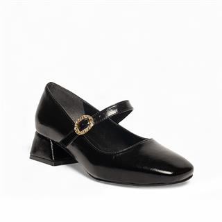 Renas Zenne Topuklu Ayakkabı 1122 Rustik Siyah