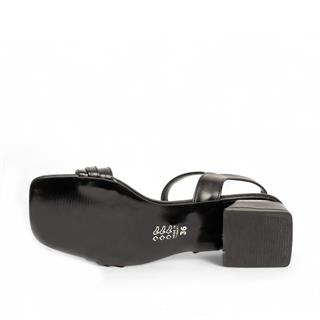 Renas Zenne Topuklu Sandalet 353 Cilt Siyah