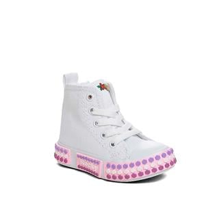 Rocky Bebe 675 Keten Beyaz Pembe