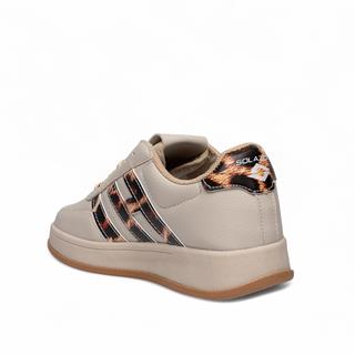 Solazer Garson Spor 037 Bej Kahve Leopar