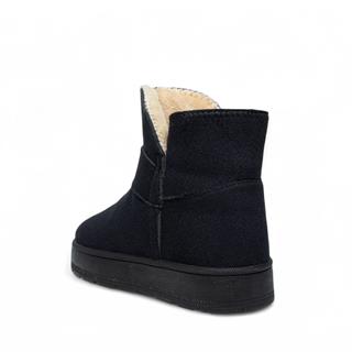 Star Kids Filet Uzun Bot 076-01 Süet Siyah