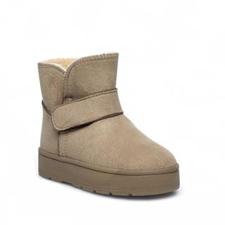 Star Kids Patik Uzun Bot 076-14 Süet Vizon