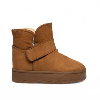 Star Kids Patik Uzun Bot 076-12 Süet Taba