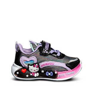 Superstar Bebe 405-1 Anorak Siyah Lila