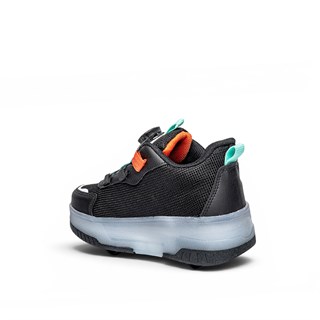 Süperstar Filet Patenli 030-1 Anorak Siyah Oranj