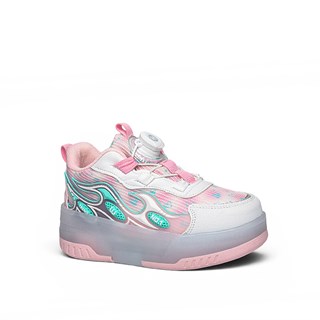 Süperstar Filet Patenli 030-2 Anorak Beyaz Pembe