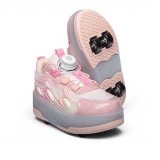 Süperstar Filet Patenli 030-4 Anorak Pembe Pudra
