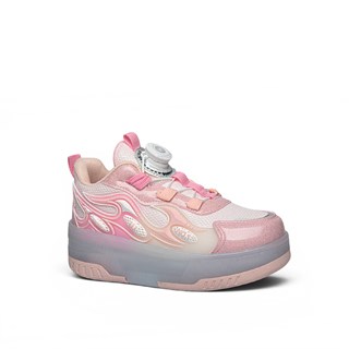 Süperstar Filet Patenli 030-4 Anorak Pembe Pudra