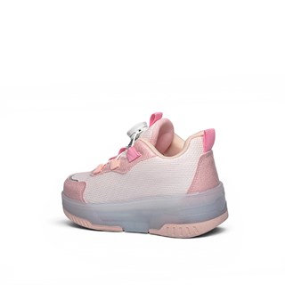 Süperstar Filet Patenli 030-4 Anorak Pembe Pudra