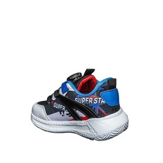 Süperstar Patik 020-2 Anorak Beyaz Siyah Kırmızı