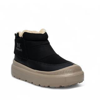 Twingers Zenne Bot 2028 Süet Siyah Bej